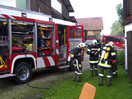Übung: Brand bei Fam. Hartinger in Manaberg