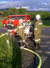 Übung: Brand bei Fam. Hartinger in Manaberg
