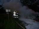 Übung: PKW Brand und eingeklemmte Person
