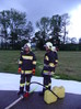 Übung: PKW Brand und eingeklemmte Person