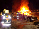 Übung: Verkehrsunfall und PKW-Brand mit FF Engersdorf